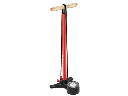 LEZYNE SPORT FLOOR DRIVE FIRE RED - 3,5" manometr