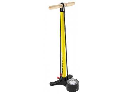 LEZYNE SPORT FLOOR DRIVE PURE YELLOW - 3,5" manometr