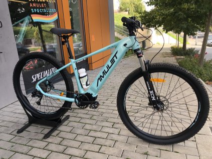 Dámské horské elektrokolo AMULET 29 eRival 4.5, turquoise blue/black, 2022 M 17" (testovací)