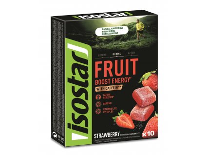 ISOSTAR ENERGY FRUIT BOOST želé 10x10g jahoda