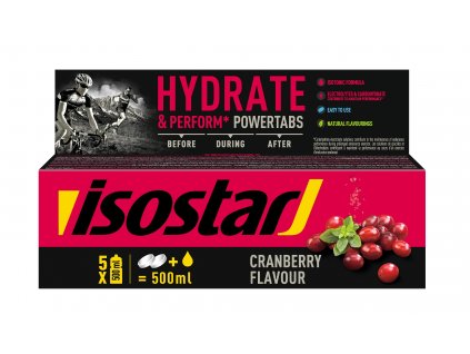 ISOSTAR POWERTABS tablety 120g brusinka