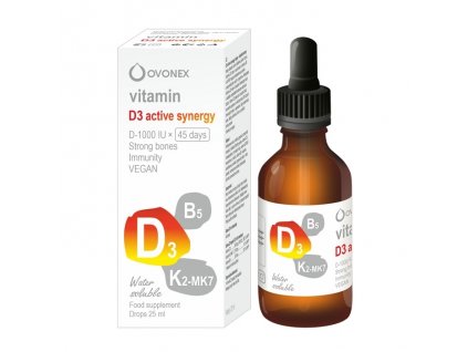 Kapky Vitamin D3 active synergy 25ml