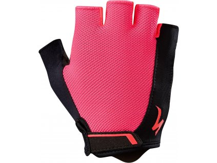 Dámské cyklistické rukavice Specialized Women's Body Geometry Sport Gloves Acid Red