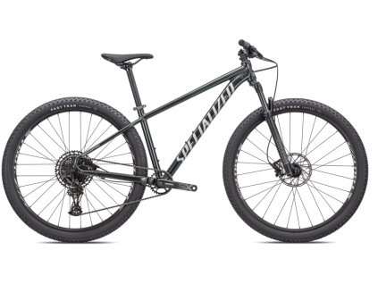 Horské kolo Specialized Rockhopper Expert 27.5 2022 Gloss Oak Green Metallic Metallic White Silver