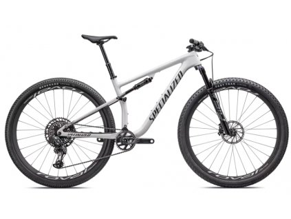 Celoodpružené kolo Specialized Epic Pro 2023 Gloss dune white granite over dove grey met. obsidian