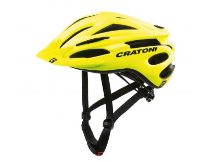 Cyklistická helma Cratoni Pacer MTB neon žlutá matná