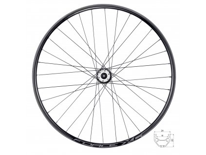 Kolo zadní FORCE XC DISC 622x19 F80451-6d 32d