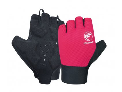 Cyklistické rukavice Chiba Team Glove Pro červené