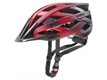 Cyklistická přilba UVEX I-VO CC RED BLACK MAT (S4104233000)