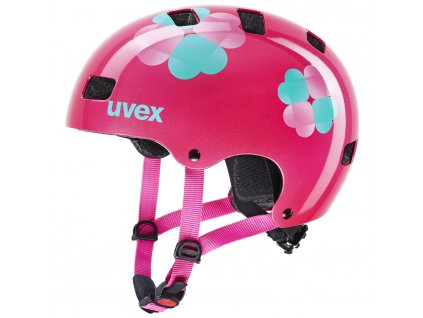 Cyklistická přilba UVEX KID 3 PINK FLOWER (S4148193300)