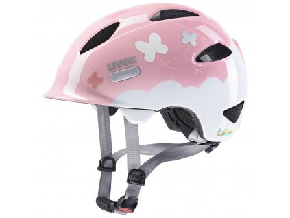 Cyklistická přilba UVEX OYO STYLE BUTTERFLY PINK (S4100470500)