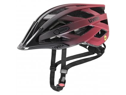 Cyklistická přilba UVEX I-VO CC MIPS BLACK-RED (S4106130600)