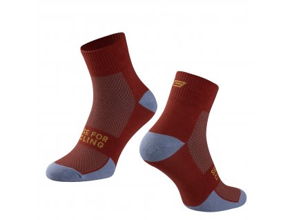 Ponožky FORCE EDGE červeno-modré