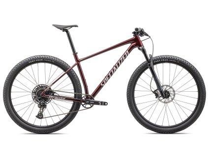 Horské kolo Specialized Chisel Hardtail Comp 2024 gloss red tint over smoke white (3)