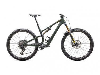 Celoodpružené kolo Specialized Stumpjumper 15 Pro 2025 Satin Green Tint / Gunmetal / Satin Metallic Sulphur
