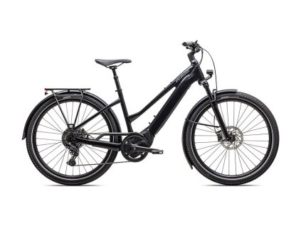 Specialized Turbo Vado 4.0 Step-Through (Barva Gloss Castblack / Satin Silver Reflective, Velikost S)