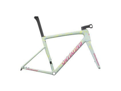 Rámová sada Specialized Tarmac SL8 Frameset 2025 Satin Ion Metallic / Sea Foam Strata / Rebel Pink (Barva Satin Ion Metallic / Sea Foam Strata / Rebel Pink, Velikost 44)