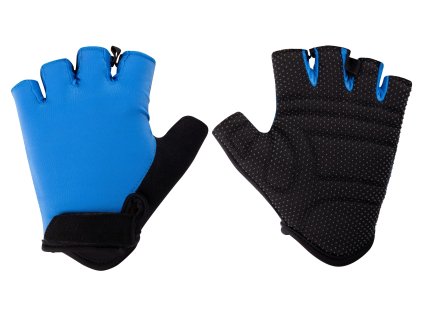 Letní cyklistické rukavice FORCE FUN modré