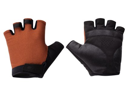 Cyklistické rukavice FORCE PARK cihlové