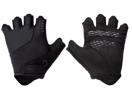 Cyklistické rukavice FORCE LAND černé