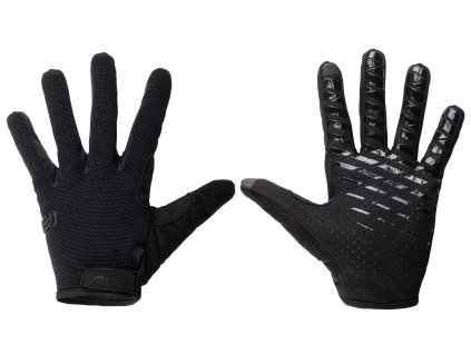 Cyklistické rukavice FORCE MTB MOUNT černé