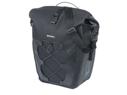 Brašna boční Basil Navigator MIK černá (Varianta vel. L (22 l))
