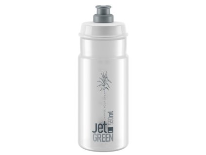 Cyklistická láhev Elite Jet Green (Varianta 550ml, čirá-šedá)