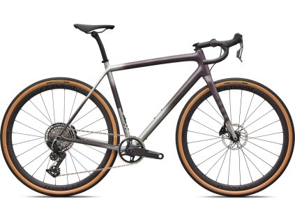 Gravel kolo Specialized Crux Pro 2026 Nebula MetallicShadow SilverLaurel GreenSmoke