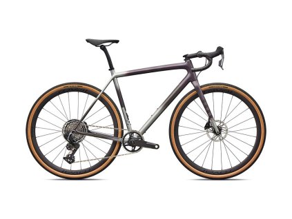 Specialized Crux Pro - SRAM Force XPLR AXS (Barva Nebula Metallic/Shadow Silver/Laurel Green/Smoke, Velikost 49)