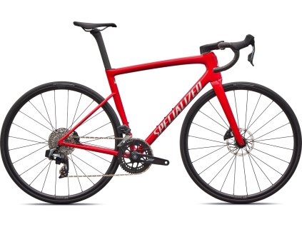 Silniční kolo Specialized Tarmac SL8 Comp SRAM Rival AXS 2026 Gloss Red Tint Over Silver Dust