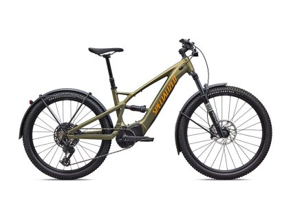 Celoodpružené elektrokolo Specialized Turbo Tero X 5.0 2026 Satin Laurel Green Metallic / Orange Zest (Barva SATIN LAUREL GREEN METALLIC / ORANGE ZEST, Velikost M)