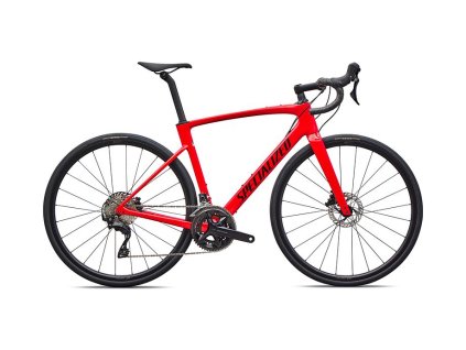 Silniční kolo Specialized Roubaix SL8 Sport 2026 Gloss Vivid Red/Obsidian (Barva Gloss Vivid Red/Obsidian, Velikost 44)