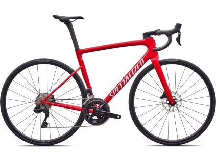 Kolo Specialized Tarmac SL8 Comp Shimano 105 Di2 2026 Gloss Red Tint Over Silver Dust Silver Dust