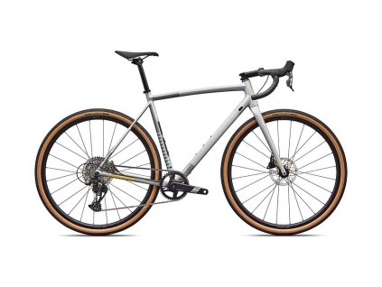 Gravel kolo Specialized Crux DSW Comp 2026 Shadow Silver/California Sunshine (Barva Shadow Silver/California Sunshine, Velikost 49)
