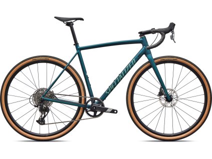 Gravel kolo Specialized Crux DSW Comp 2026 Emerald MetallicFjord Metallic