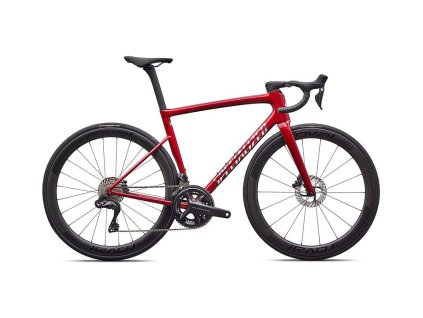 Silniční kolo Specialized Tarmac SL8 Pro - Shimano Ultegra Di2 2026 Gloss Red Sky / Chrome (Barva GLOSS RED SKY / CHROME, Velikost 44)