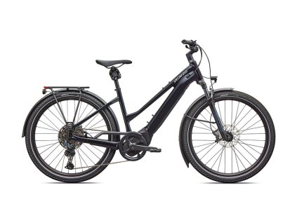 Elektrokolo Specialized Turbo Vado 5.0 Step-Through 2026 Gloss Castblack / Satin Silver Reflective (Barva GLOSS CASTBLACK / SATIN SILVER REFLECTIVE, Velikost S)
