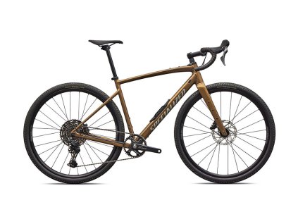 Gravel kolo Specialized Diverge 4 Sport Alloy - Shimano CUES 2026 Satin Burnt Gold Metallic / Shadow Silver (Barva Satin Burnt Gold Metallic / Shadow Silver, Velikost 49)