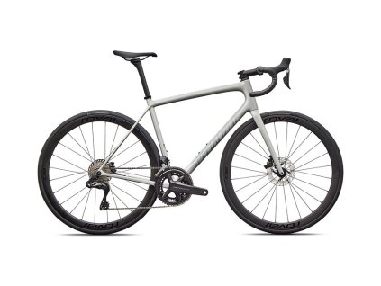 Specialized Aethos 2 Expert - Shimano Ultegra Di2 (Barva GLOSS DOLOMITE METALLIC / BLUE PEARL OVER SHADOW SILVER, Velikost 49)