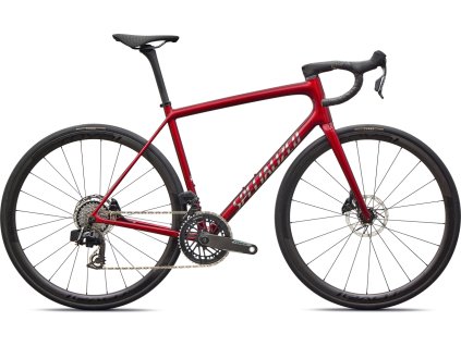 Silniční kolo Specialized Aethos 2 Pro SRAM Force AXS 2026 Gloss Red Sky Chrome (3)