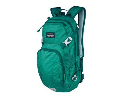 Cyklistický batoh FORCE ECLIPSE 12 l (barva zelený, objem 12 l)