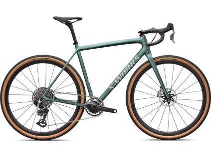 Gravel kolo Specialized S Works Crux SRAM RED XPLR 2026 Premium Fjord