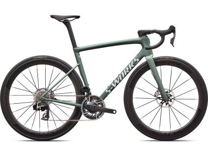 Silniční kolo Specialized S Works Tarmac SL8 SRAM RED AXS 2026 Gloss Premium Fjord Metallic