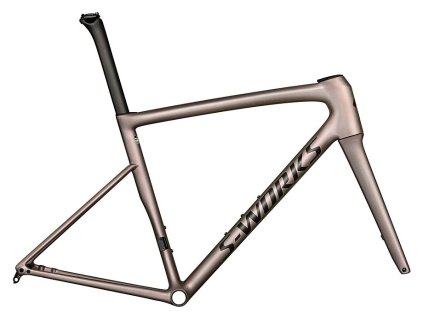 Rámová sada Specialized S-Works Tarmac SL8 Frameset 2025 Gloss Viavi Red Gold Over Silver / Satin Metallic Obsidian (Barva Gloss Viavi Red Gold Over Silver / Satin Metallic Obsidian, Velikost 44)