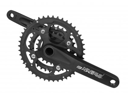 Kliky FORCE NINE3.3+ Al 44 32 22z s osou 175mm,černé