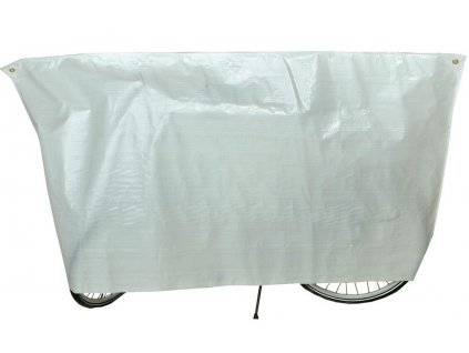 Ochranný obal jízdního kola VK 02 bílý 110 x 210 cm s poutky a lankem