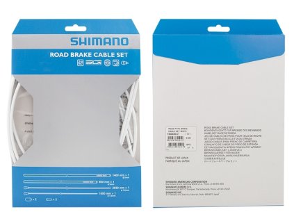 Bovdeny a lanka brzdový set Shimano Dura Ace 7900 silniční bílý