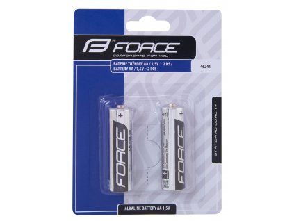 Baterie FORCE tužkové AA 1,5V 1 x 2 ks