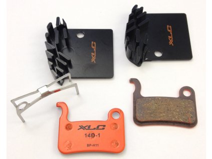 Brzdové destičky pro kotoučové brzdy XLC BP H11 Shimano XTR (BR M965 966), Deore XT