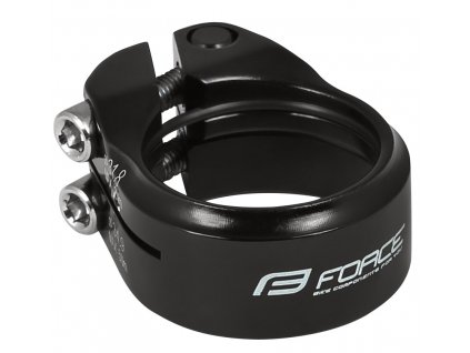 Objímka sedlovky FORCE pro karbonové rámy 31,6 34,9mm černá